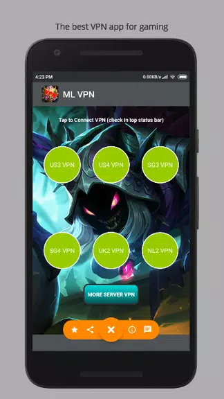 ML VPN - VPN For MOBA Gaming  Screenshot 4