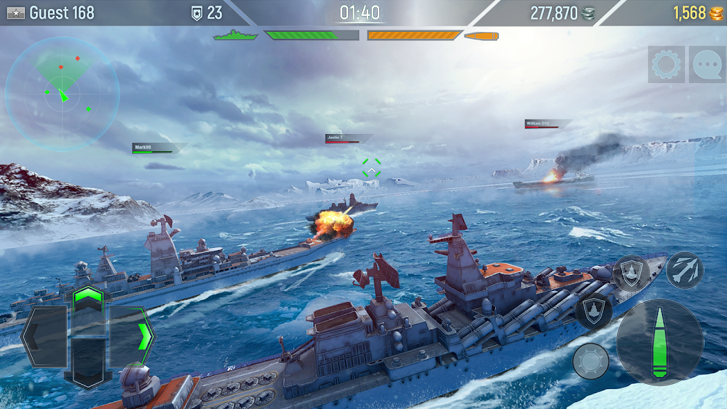 Naval Armada: Battleship Game Mod  Screenshot 4