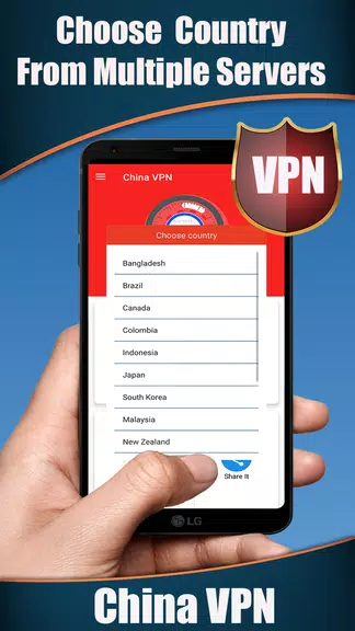 China VPN - Get Fast & Free Chinese IP  Screenshot 3