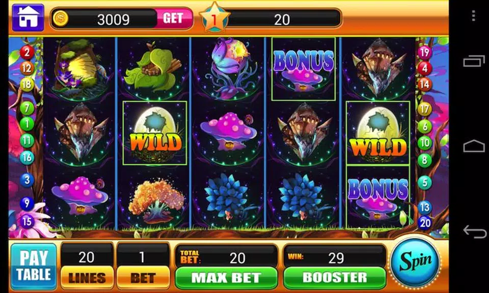 Magic Forest Slot Machine Game - Free Vegas Casino  Screenshot 1