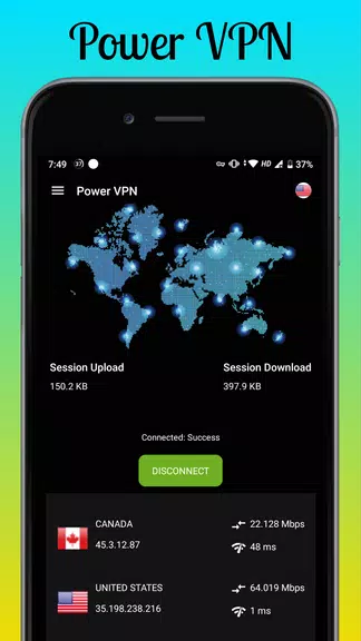 Power VPN - Free High Speed, Safe & Secure VPN  Screenshot 1