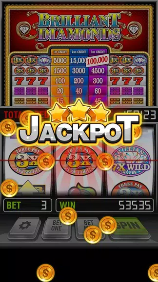 Brilliant Diamond Slot Machine  Screenshot 2