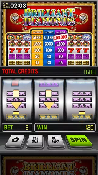 Brilliant Diamond Slot Machine  Screenshot 1