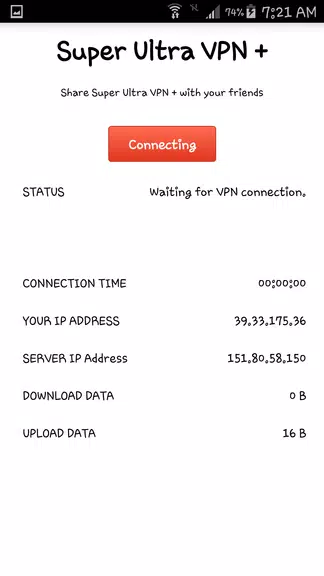 Super Ultra VPN Plus ( Free VPN For Android )  Screenshot 3