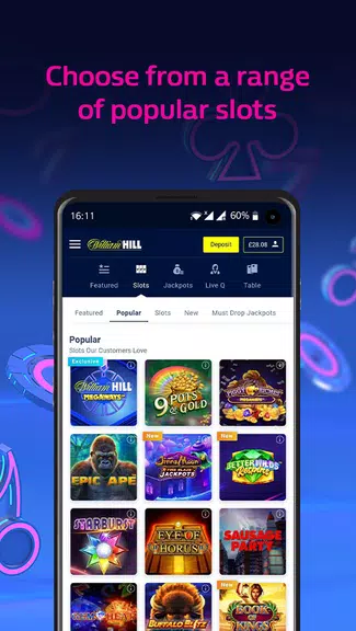 William Hill Vegas – Online Casino, Slots & Games  Screenshot 1