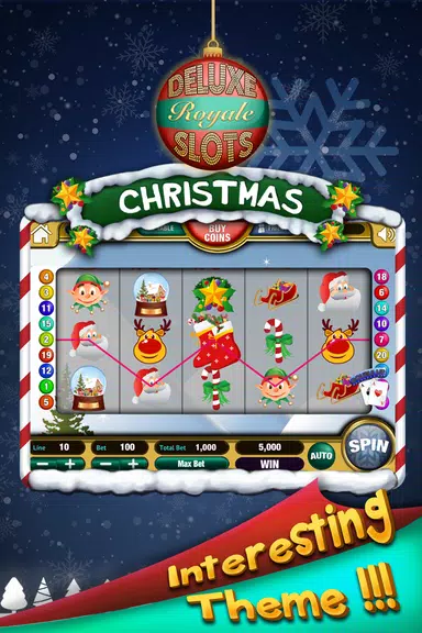 Deluxe Christmas Slots - Xmas  Screenshot 1