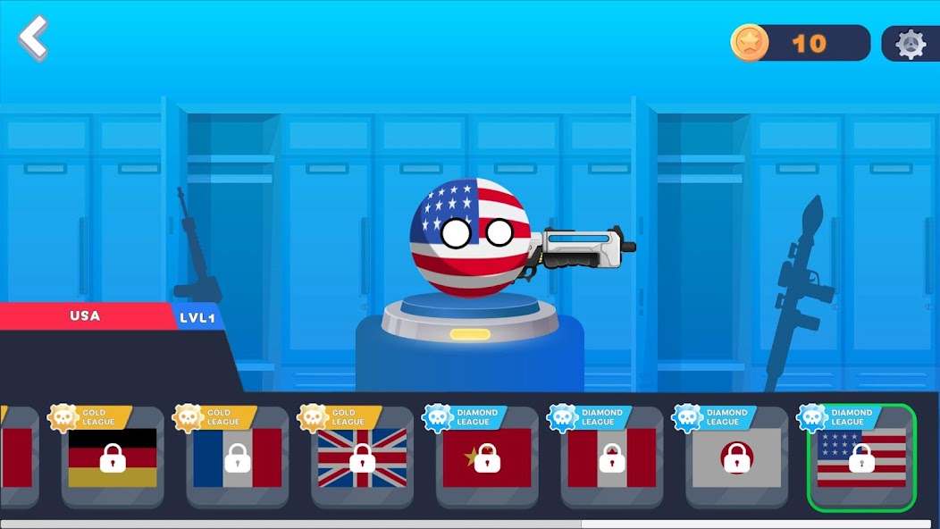 Countryballs: Mad Battle Mod  Screenshot 2