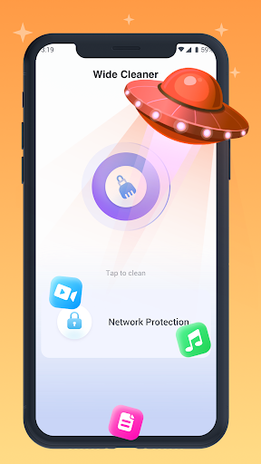 Wide Cleaner - Fast VPN  Screenshot 1