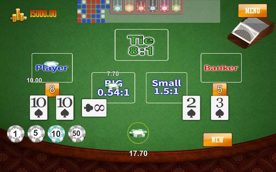 Baccarat  : CasinoKing game  Screenshot 3