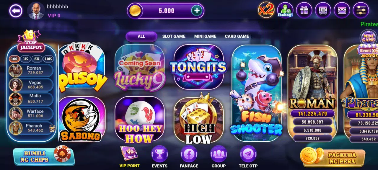 Pusoy 8: Tongits & Lucky Slots  Screenshot 3