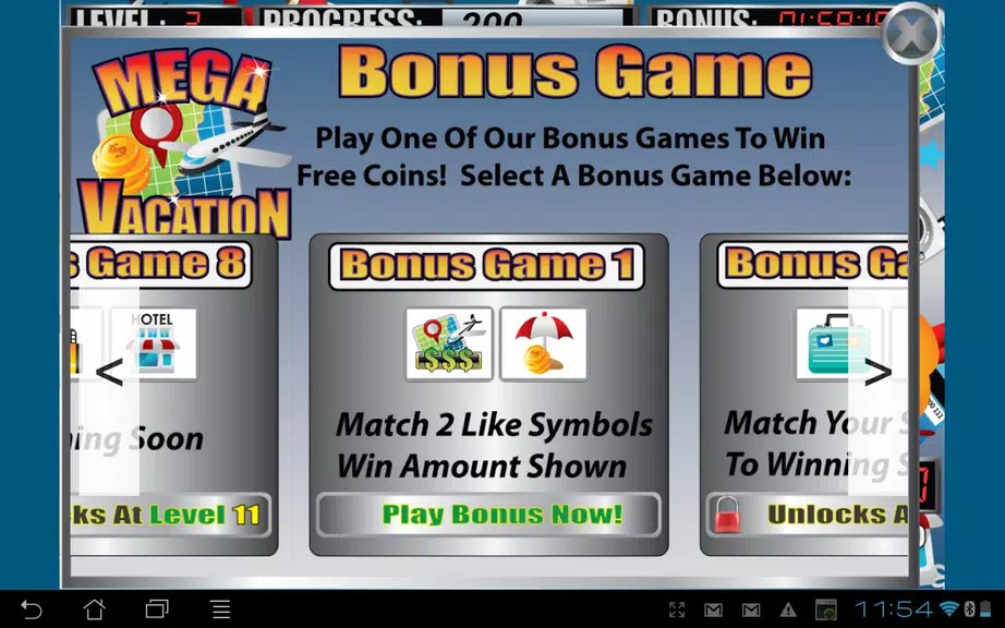 Mega Vacation Slot Machine  Screenshot 2