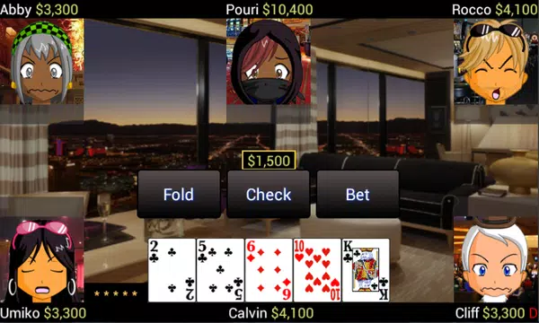 Super Five Card Draw Poker  Screenshot 1