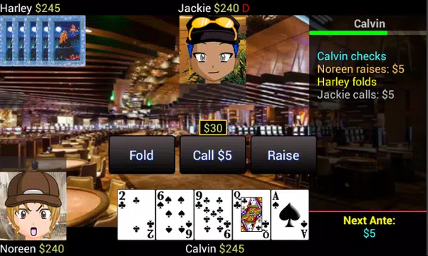 Super Five Card Draw Poker  Screenshot 2