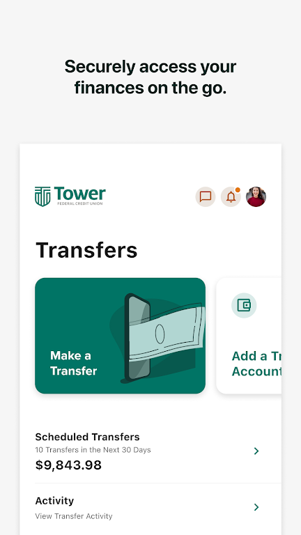 Tower Federal Credit Union  Screenshot 1