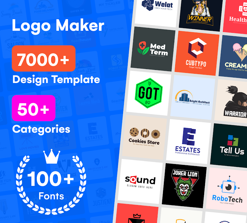 Logo Maker : Logo Creator Mod  Screenshot 1