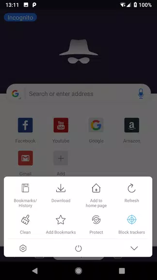 Private Browser - Incognito Window with VPN  Screenshot 2