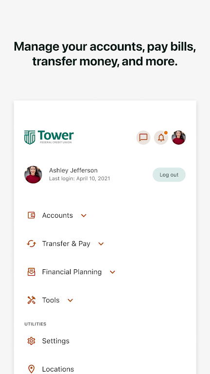 Tower Federal Credit Union  Screenshot 2