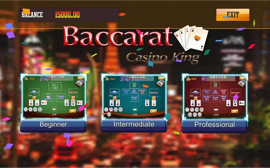 Baccarat  : CasinoKing game  Screenshot 1