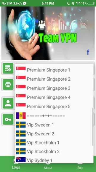 TeamVPN  Screenshot 2