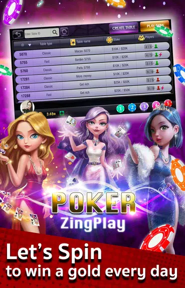 Poker ZingPlay Texas Holdem  Screenshot 3