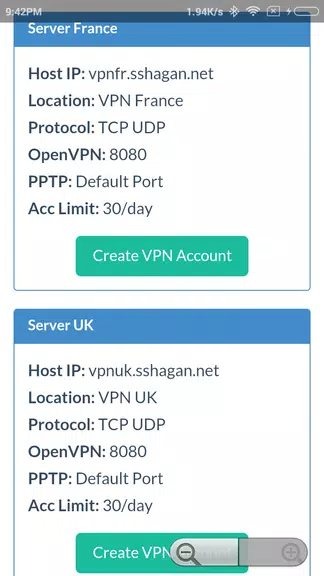 SSHAGAN: Free VPN  Screenshot 3