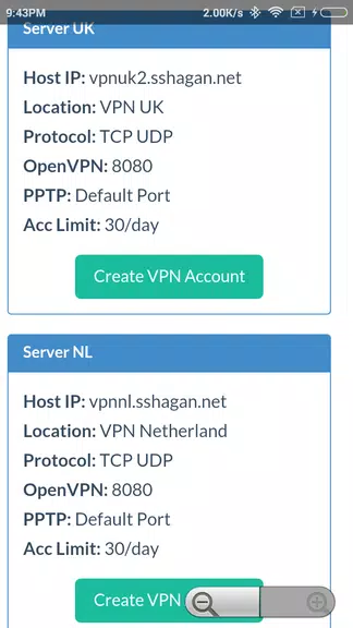 SSHAGAN: Free VPN  Screenshot 1