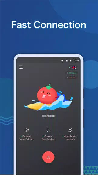 VPN Tomato - Free Unlimited VPN Proxy & Unblock  Screenshot 1