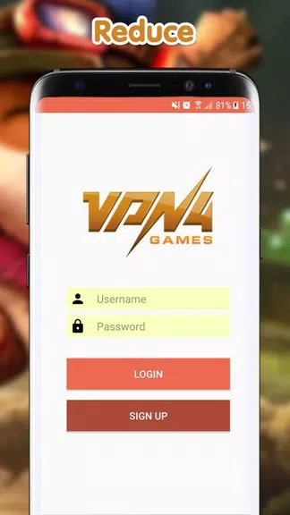 VPN4Games - VPN Speed Up Online Games  Screenshot 1