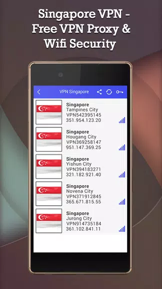 Singapore VPN - Free VPN Proxy & Wifi Security  Screenshot 3