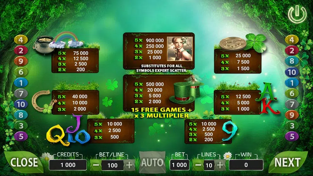 Lucky Lady Clover Slot  Screenshot 3