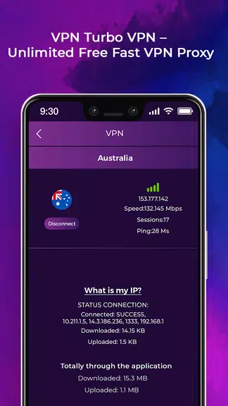 VPN Turbo VPN – Unlimited Free Fast VPN Proxy  Screenshot 3