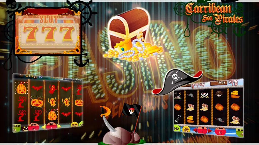 Carribean Slots Pirates Casino  Screenshot 2