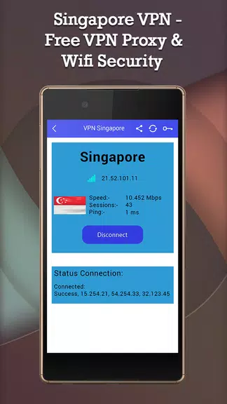 Singapore VPN - Free VPN Proxy & Wifi Security  Screenshot 4