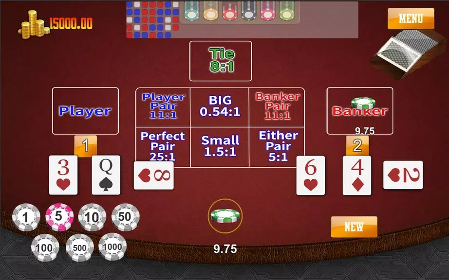 Baccarat  : CasinoKing game  Screenshot 2