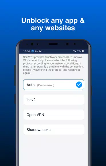 Sail VPN - Fast, Secure, Free Unlimited Proxy  Screenshot 4