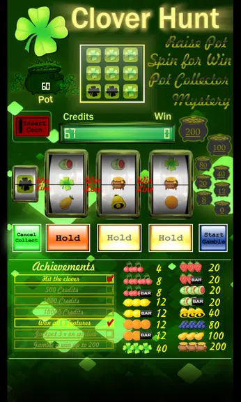 Slot Machine Clover Hunt Free  Screenshot 1