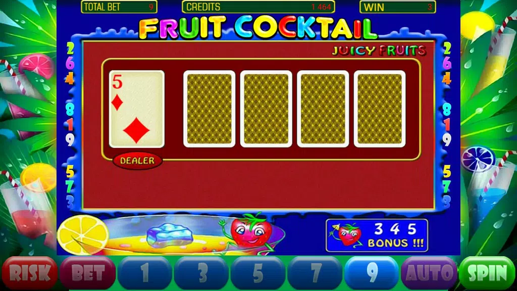 Fruit Cocktail Deluxe Slot  Screenshot 2