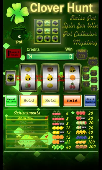 Slot Machine Clover Hunt Free  Screenshot 2