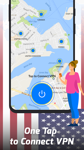 USA VPN: Unlimited Fast VPN &  Screenshot 2