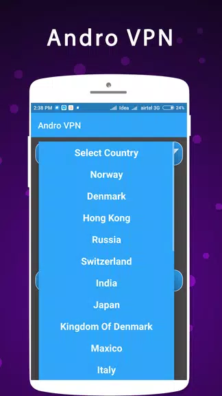 Andro VPN - Free & Unlimited VPN  Screenshot 1