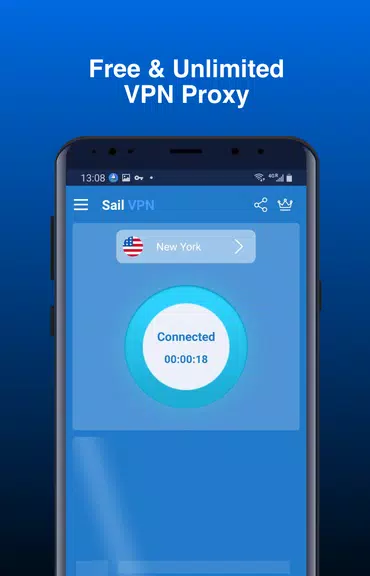 Sail VPN - Fast, Secure, Free Unlimited Proxy  Screenshot 1