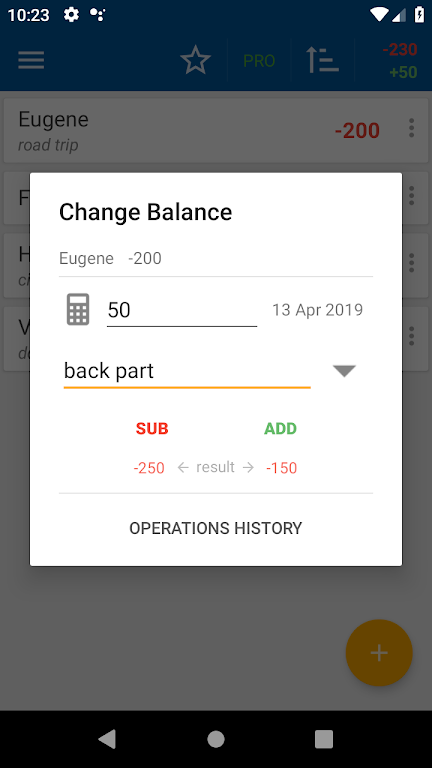 Loans & Debts: Notepad  Screenshot 1