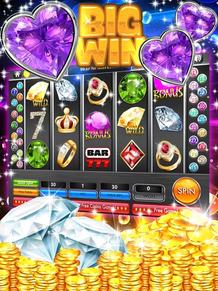 Shiny Diamond Slots – Win Black money  Screenshot 2