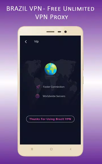 Brazil VPN - Free Unlimited VPN Proxy  Screenshot 3