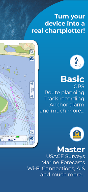 Aqua Map Marine – Boating GPS Mod  Screenshot 1