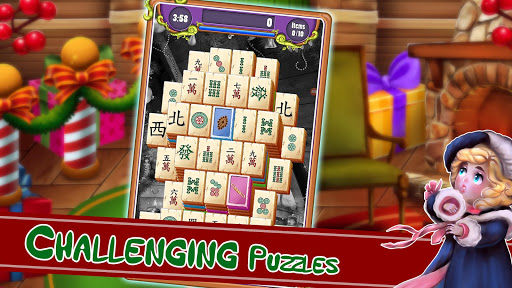 Christmas Mahjong Solitaire: Holiday Fun  Screenshot 1