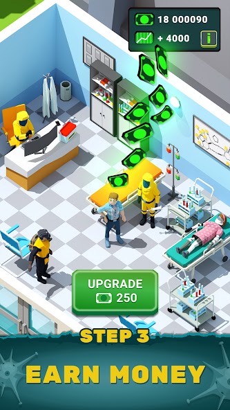 Zombie Hospital - Idle Tycoon Mod  Screenshot 3