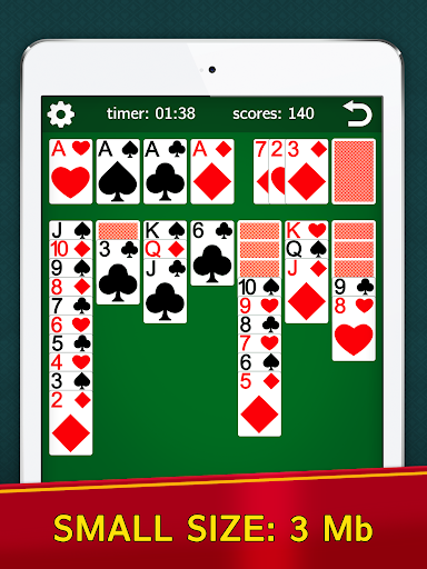 Classic Solitaire Klondike - offline card game  Screenshot 2