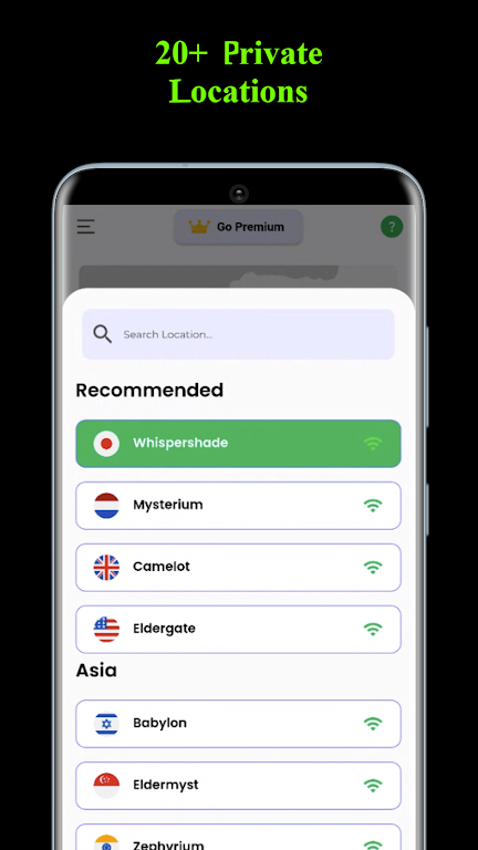 Military-Grade VPN - MatrixVPN  Screenshot 2