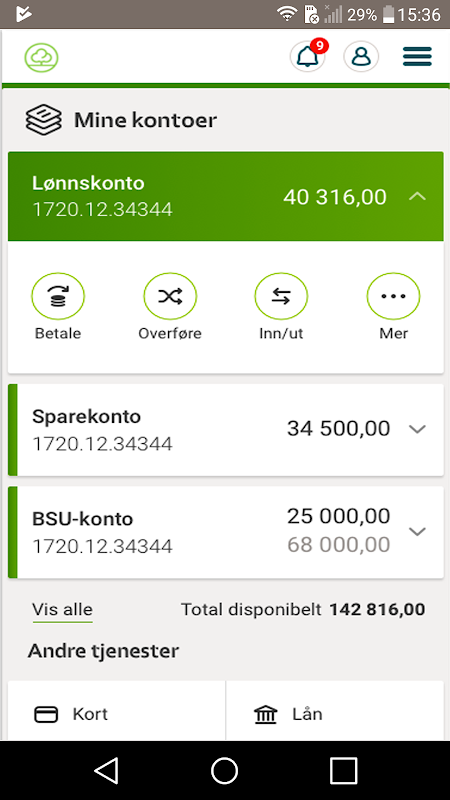 Arendal og Omegns Sparekasse  Screenshot 3